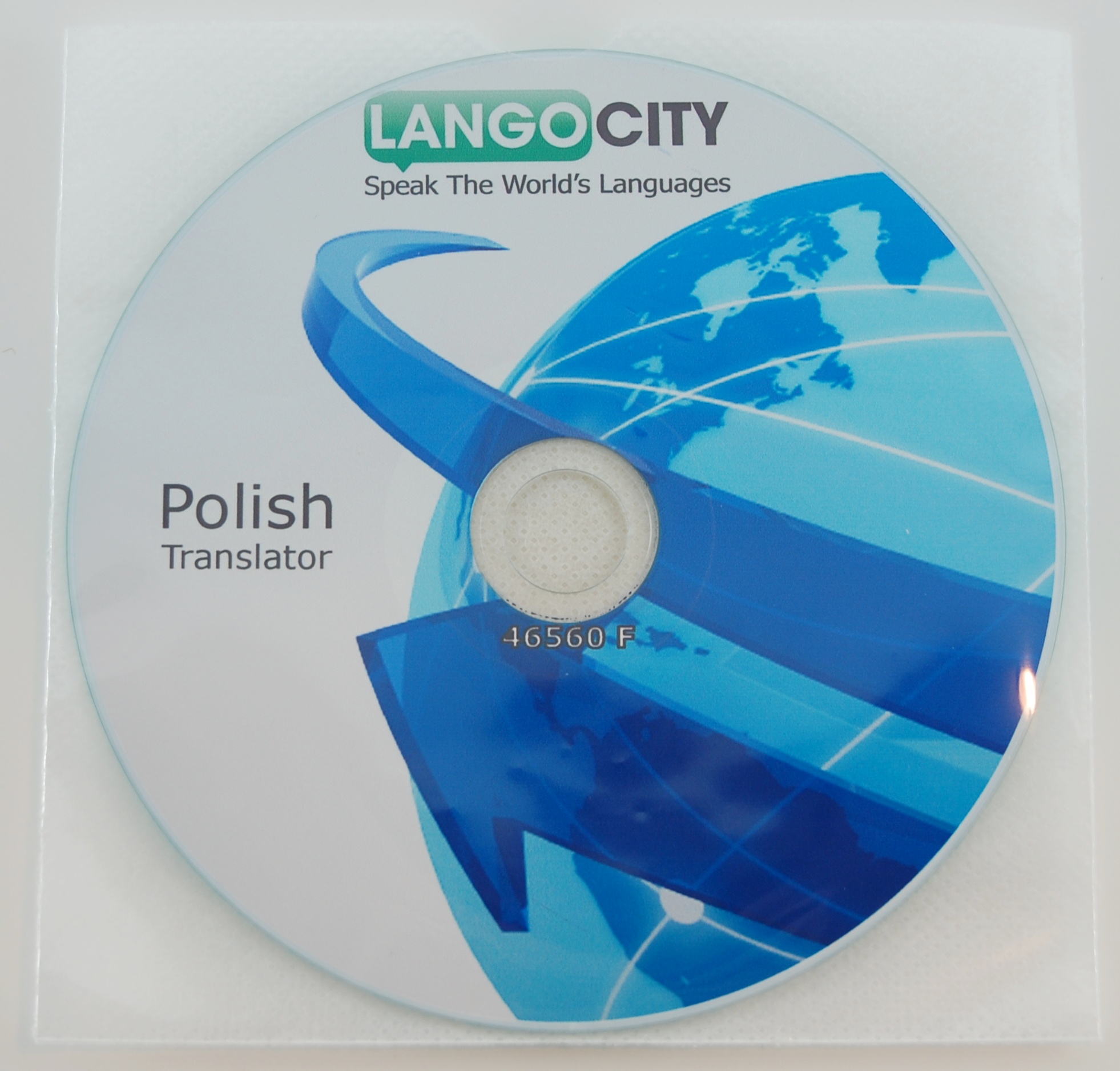 The white sleeve gives the user something to store the CD/DVD